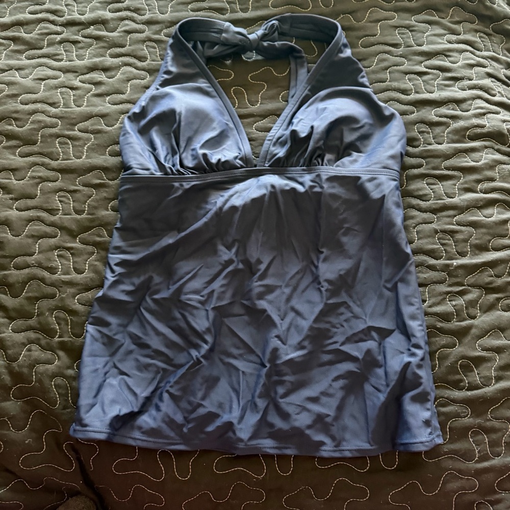 GAP Blue Halter Tankini Top